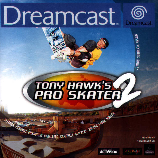 Tony Hawks Pro Skater 2 Cover