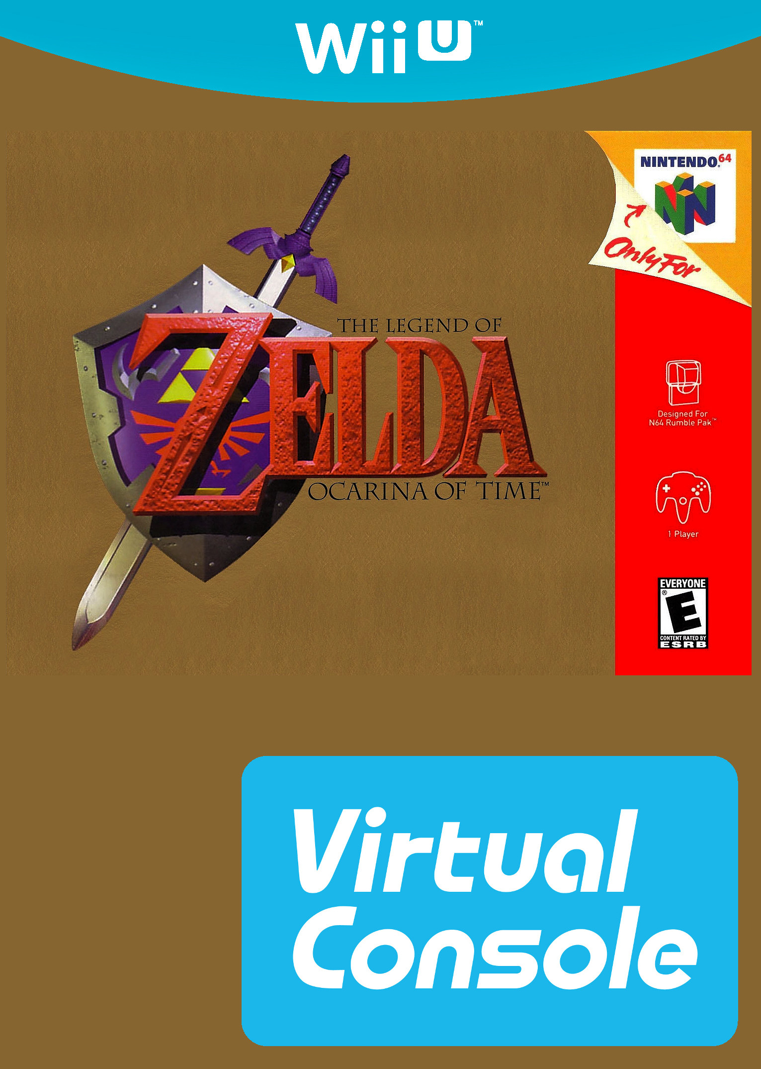 The Legend Of Zelda Ocarina of Time (VC) Cover