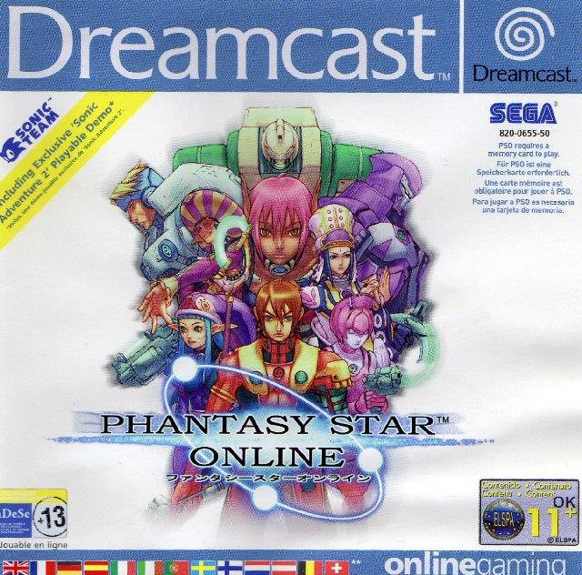 Phantasy Star Online Cover