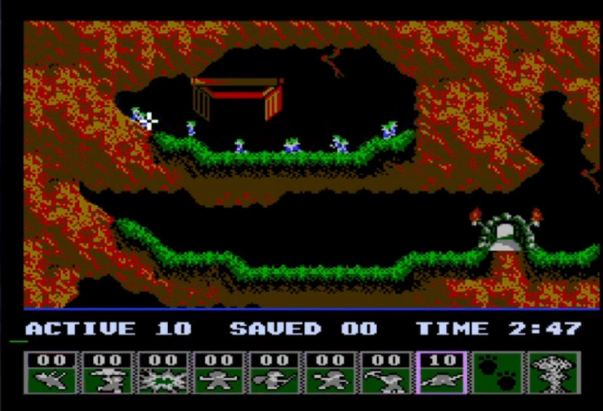 Screenshot Lemmings 1