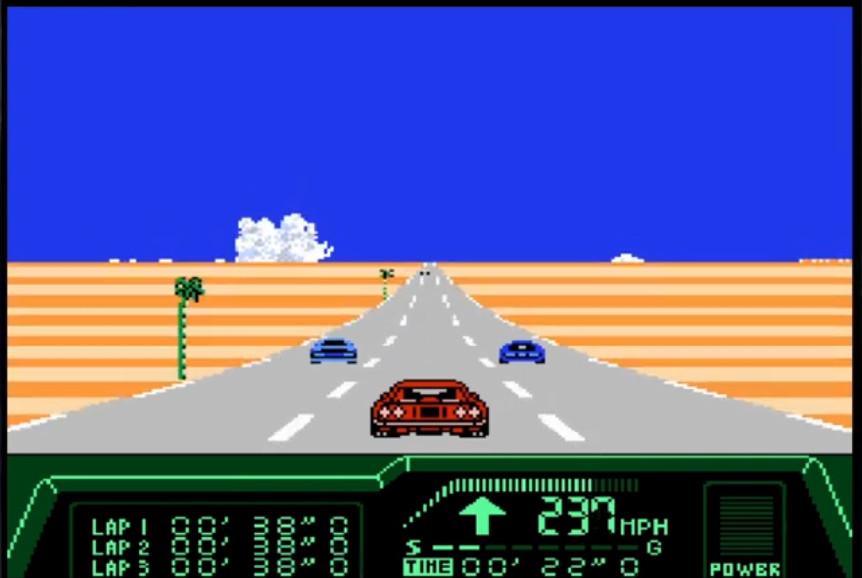 Screenshot Rad Racer II 5