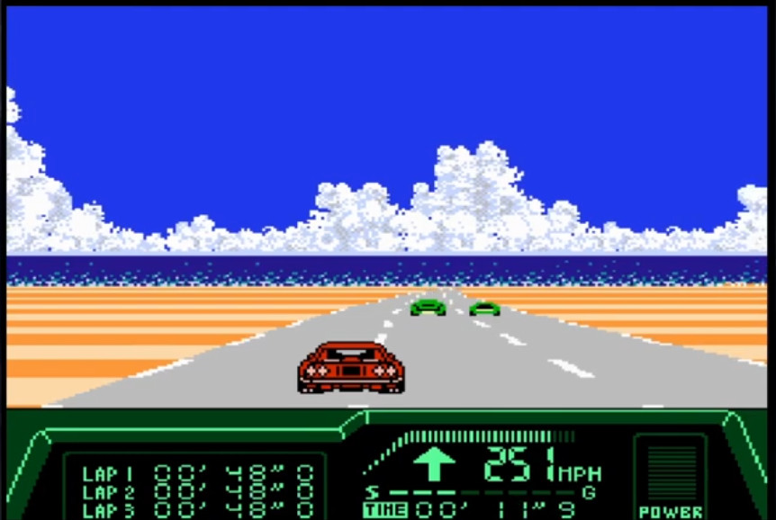 Screenshot Rad Racer II 6