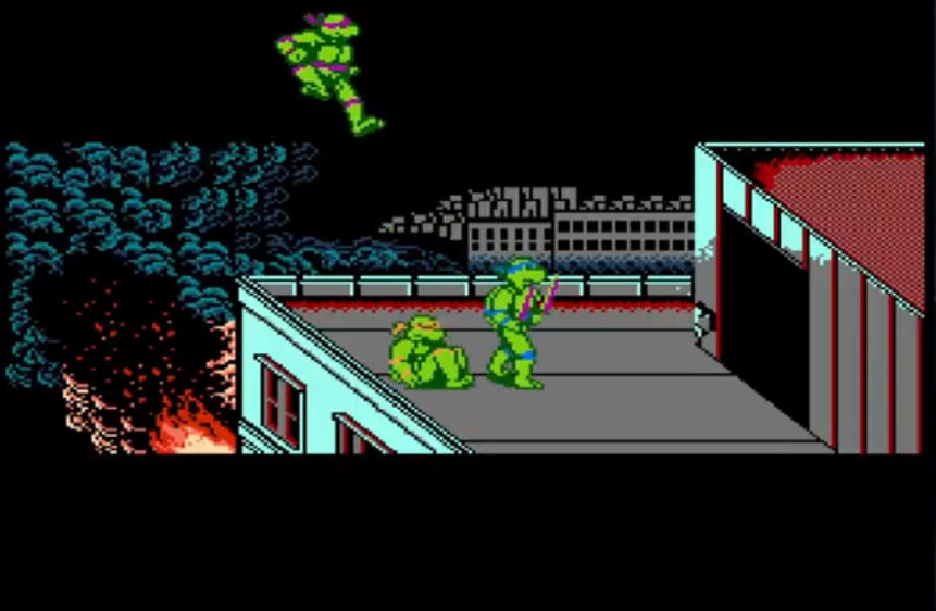 Screenshot Teenage Mutant Ninja Turtles II: The Arcade Game 1