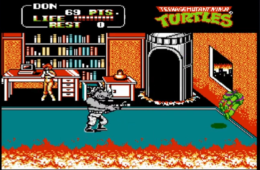 Screenshot Teenage Mutant Ninja Turtles II: The Arcade Game 3