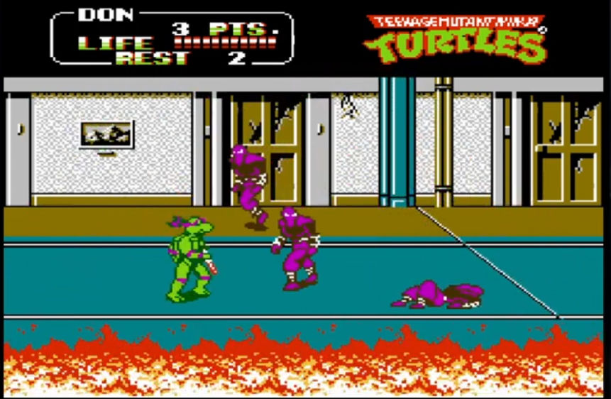 Screenshot Teenage Mutant Ninja Turtles II: The Arcade Game 8