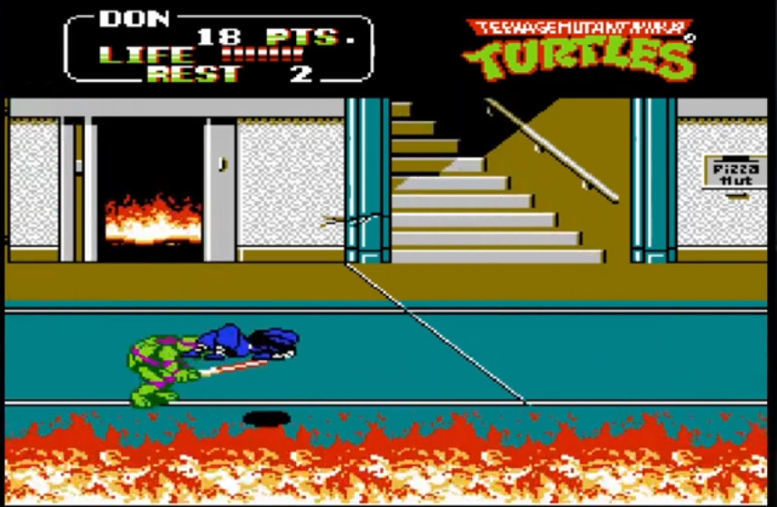 Screenshot Teenage Mutant Ninja Turtles II: The Arcade Game 10