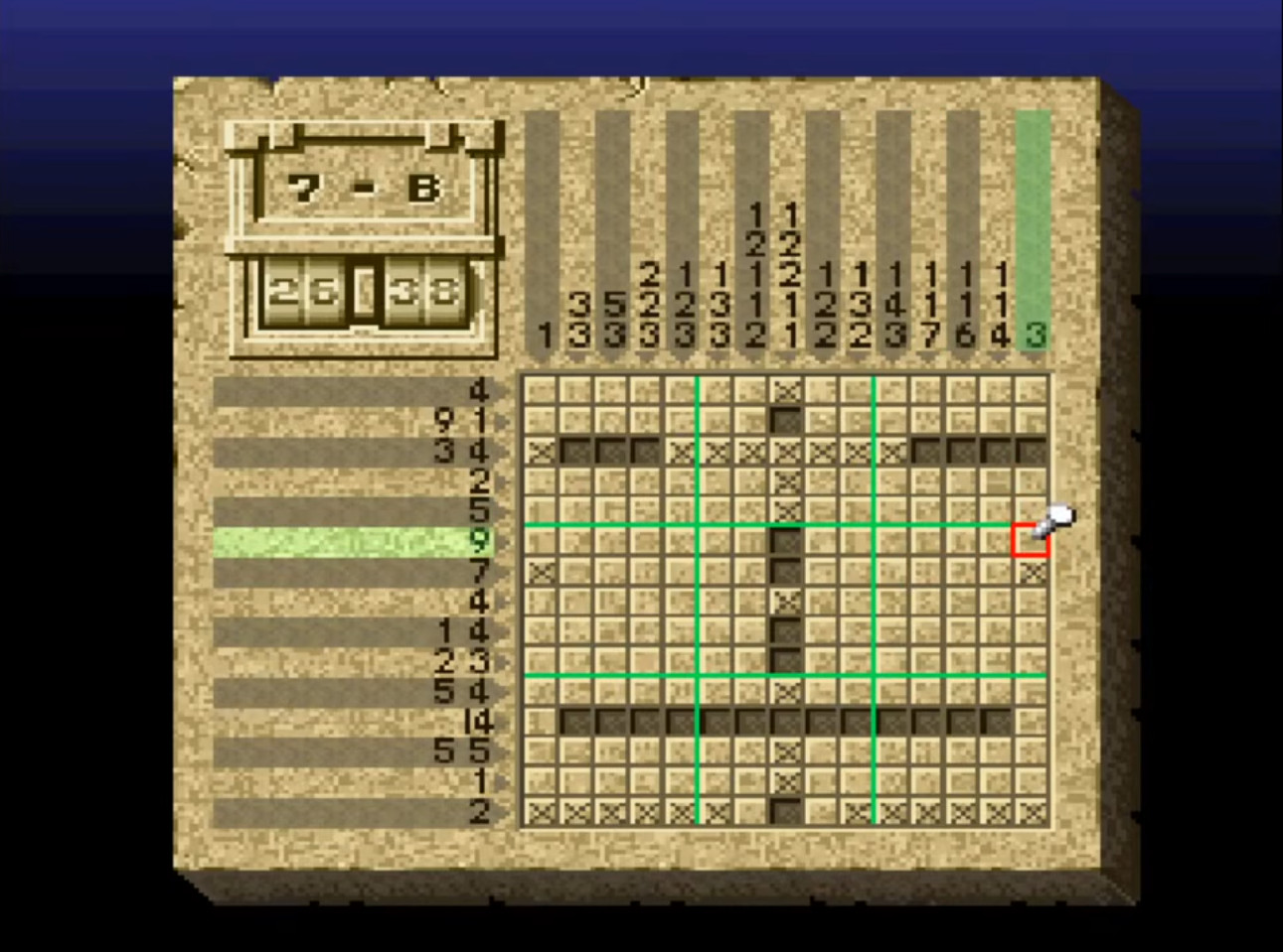 Screenshot Marios Super Picross 3
